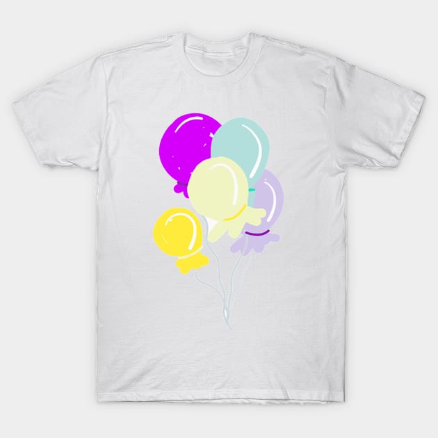 BALLOONS 3 T-Shirt by aroba